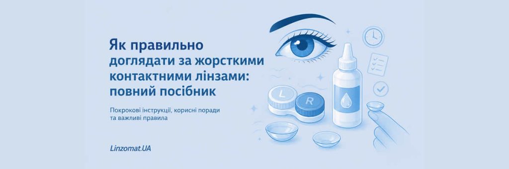 Як правильно доглядати за жорсткими контактними лінзами: повний посібник