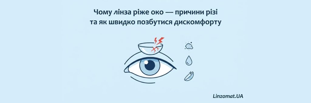 Чому лінза ріже око — причини різі та як швидко позбутися дискомфорту