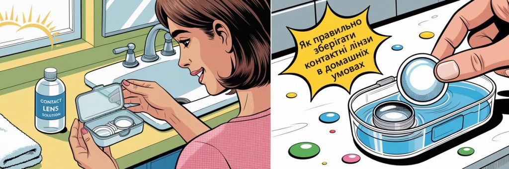 Як правильно зберігати контактні лінзи в домашніх умовах