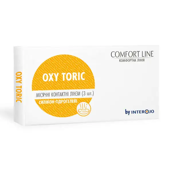 Торічні контактні лінзи Comfort Line Oxy Toric