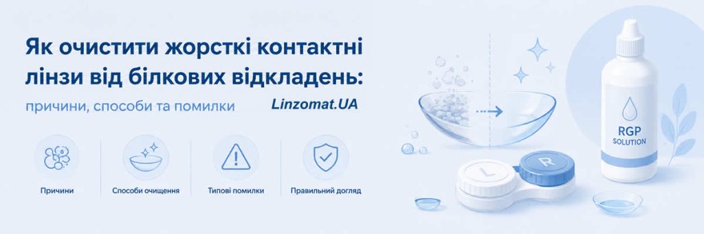 Как очистить жесткие контактные линзы от белковых отложений: причины, способы и ошибки