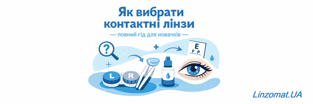 Як вибрати контактні лінзи — повний гід для новачків