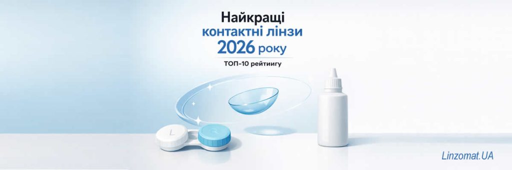 Найкращі контактні лінзи 2026 року — ТОП-10 рейтингу