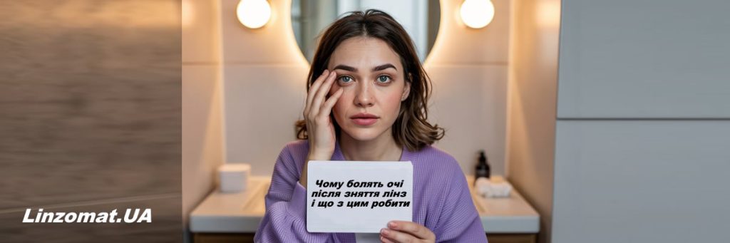 Чому болять очі після зняття лінз і що з цим робити
