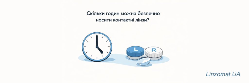 Скільки годин можна безпечно носити контактні лінзи?