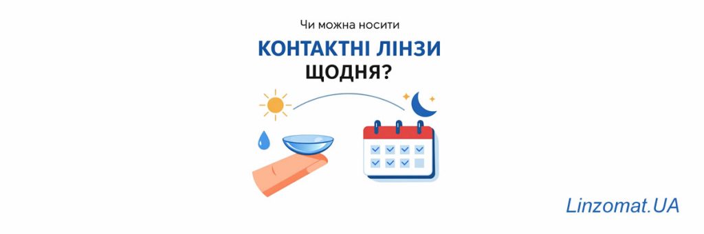 Чи можна носити контактні лінзи щодня?