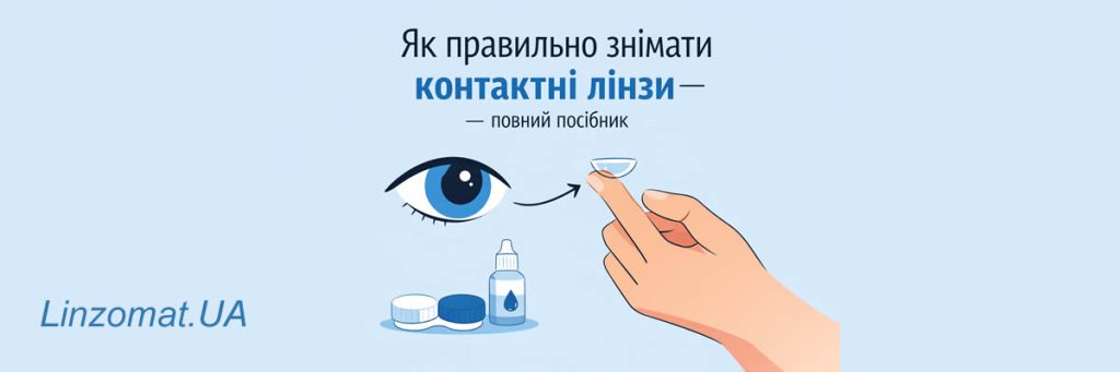 Як правильно знімати контактні лінзи — повний посібник