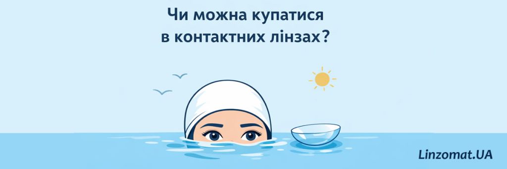 Чи можна купатися в контактних лінзах?