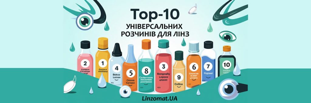 Топ-10 універсальних розчинів для лінз: вибір користувачів