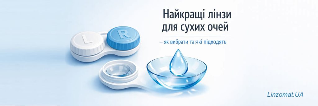 Найкращі лінзи для сухих очей — як вибрати та які підходять