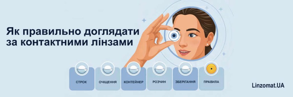 Правила догляду за контактними лінзами: поради з очищення, зберігання та продовження їхнього терміну служби